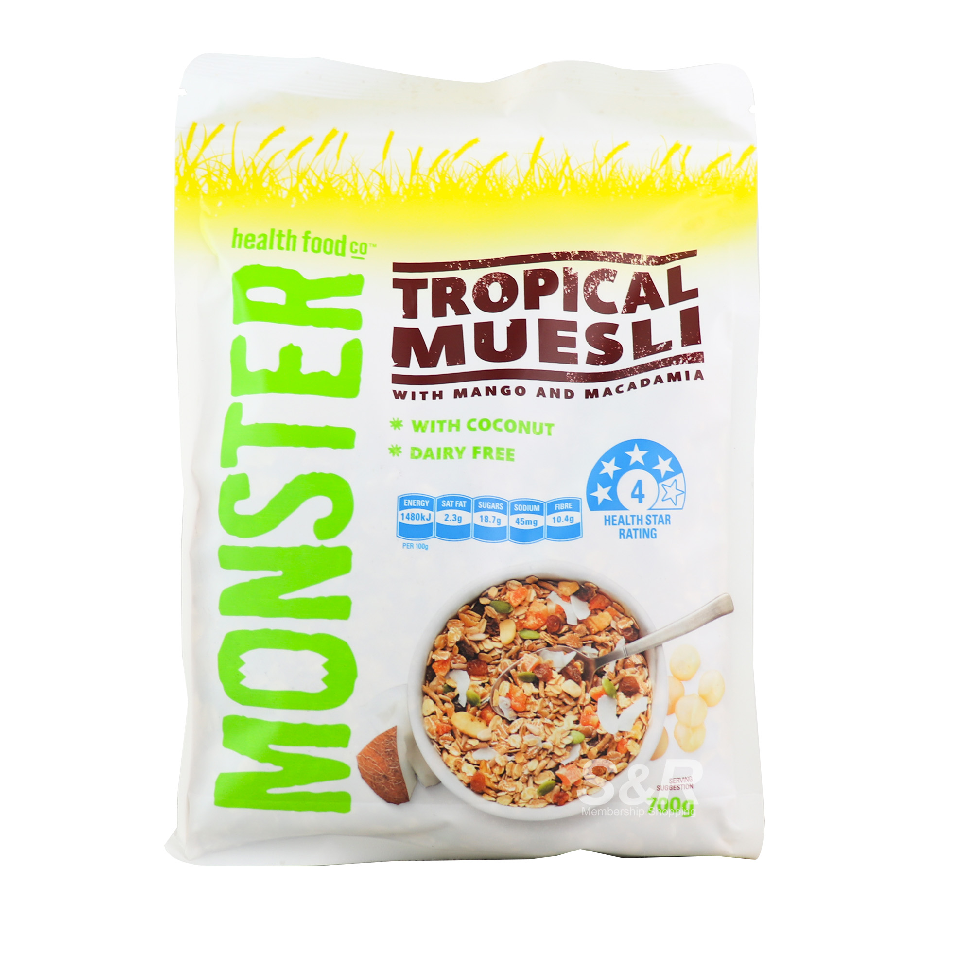 Monster Tropical Muesli 700g Monster Tropical Muesli 700g
